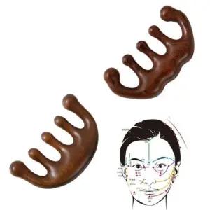 두피괄사 두피 나무 우드 괄사 속살 원목 팔뚝 경락 지압 빗