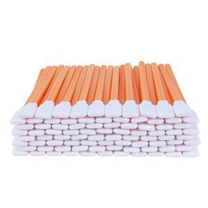 AA와이프 4.8인치 실험용 면봉(100개, 길이 / 면봉 헤드 폭 =122mm 12mm, 평평한 직사각형) 니트 폴리에스