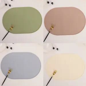 다양한 컬러 실리콘 식탁 인테리어 테이블 매트