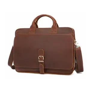 [마이모노샵][마이모노샵] 빈티지 천연소가죽 버클 벨트장식 서류 노트북 가방 (16956044)