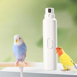 새로운 손톱깎이 발톱깎이 정리기 손질 앵무새 그루밍 조류 파일 배터리 전동 손톱