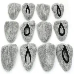 [증기 커버] 삼각형 헤드 극세사 스티머 보닛 - 트위스트 파일 12팩