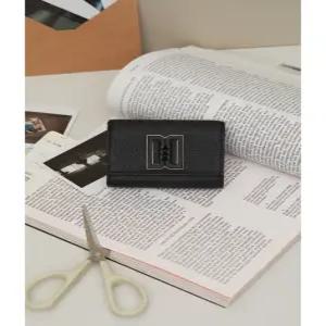 닥스 액세서리 여성 25SS 블랙 DD로고 소가죽 반지갑 WCWA5E890BK