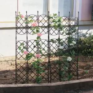 격자 덩쿨 정원 가든 등반 아치 방부목 야외 담장