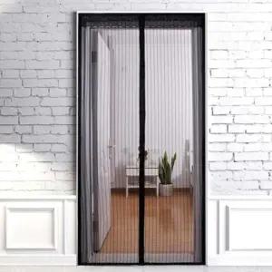 4색 1개 자석식 방문 붙이는 방충망 현관 모기장 커튼 현관문 자석 방충문 출입문 모기장