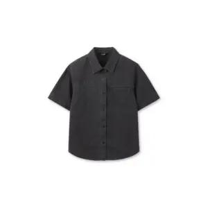 탑텐 TOPTEN 여성 데님 오버핏 셔츠 반팔 _MSG2WC2304 MSG2WC2304 404898