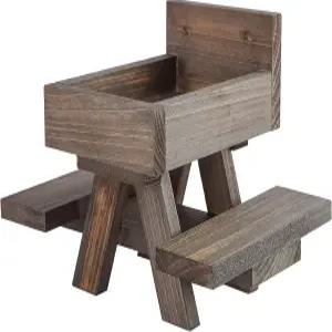 야외 마당 게임을 위한 발터FF 다람쥐 모이통 피크닉 테이블 하우스 정원 장식 칩멍크 벤치 옥수수 컵 홀더