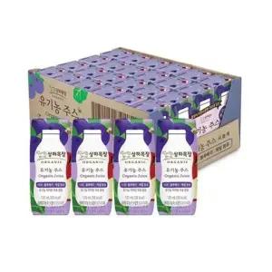 상하목장 유기농주스 사과 블루베리 케일 125ml 24개