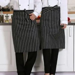 남녀공용 셰프 앞치마 요리 주방 앞치마 바리스타 식당 카페 포켓