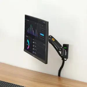 [노스바유]NB F120 벽걸이 싱글 모니터암 거치대