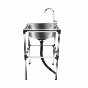 간이 세면대 하부장 이동식 세탁대 탕비실 애벌 청소용