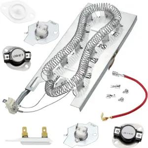WP3387747 3387747 Dryer Heating Element Kit-Compatible With Whirlpool Cabrio Kenmore He2 Elite He3