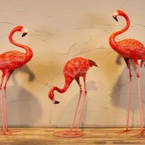 철재 조형물 새 철제 가로등 촬영 가로등 야외