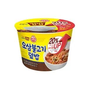 오뚜기 C8T1X4Y6 컵밥 오삼불고기덮밥 310g 12EA