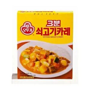 3분 D0M8V6H7 쇠고기카레 200g 오뚜기