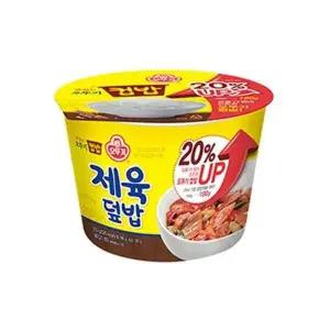 오뚜기 I0R9G8N4 컵밥 제육덮밥 310g 12EA