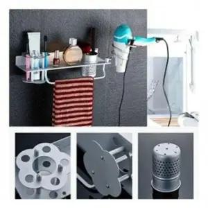 헤어 드라이기 거치대 걸이 욕실 선반 D E F형 기거 HAIR DRYER RACK