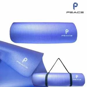 요가 필라테스 운동용 매트 두께감 있는 부드러운 질감 블루 컬러