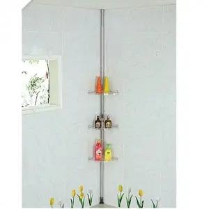 다용도 투명코너선반3단