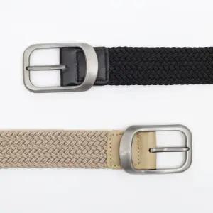 포인트 핀버클 꽈배기 벨트 2p세트 탄력 패브릭벨트