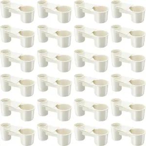 레몬로드 24개 조류 음용기 컵 케이지용 플라스틱 물병 비둘기 병 치킨 메추라기 가금류 급수기