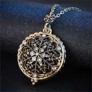 [다잇템]여자 지르콘 돋보기 남자 겸용 노인 목걸이_P339538807