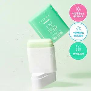 MQNY UV 데일리 모이스처 선스틱 15g /SPF50+ PA++++ 10종 히알루론산 수분에센스 링클케어 올인원 산뜻 촉촉