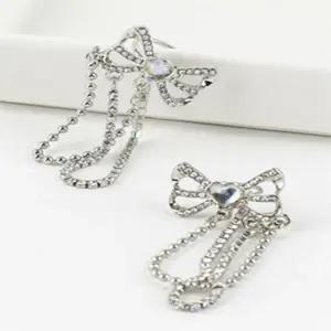 [다잇템]여자 사슬 하트 리본 큐트 이어커프 이어커프_P338134275