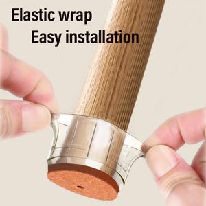 두꺼운 의자 다리 바닥 테이블 미끄럼 긁힘 패드 실리콘 가구 커버 보호대 내마모성 방지