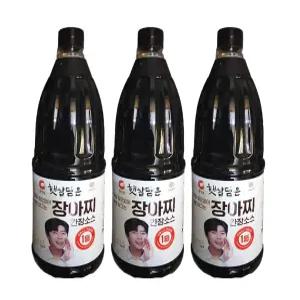 청정원 장아찌 간장 소스 1.7L X 3개