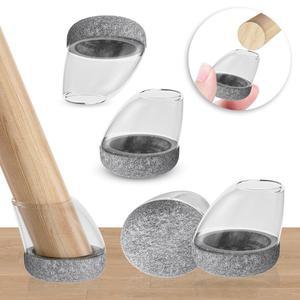 의자 다리 보호대 커버 테이블 가구 15 대각선 하드우드 25 두꺼운 바닥 실리콘 펠트 패드 보호