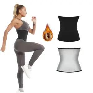 여성 복부 중심 내부 코팅소재 스판 헬스 발열 복대 복대 땀복 땀복복대 운동복대