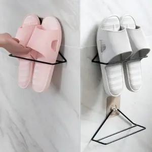 ( )주방 욕실 슬리퍼 실내화 벽걸이 거치대 정리대