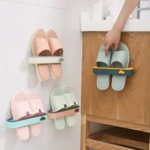 벽걸이 실내화 거치대 욕실 욕실화 정리대 슬리퍼 수납 현관 꽂이