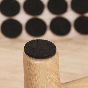 두꺼운 자체 접착 펠트 가스켓 의자 다리 패드 긁힘 보호 방지 미끄럼 가구 소음 바닥