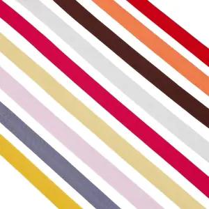 PH 팬더홀 19야드 9가지 색상의 바느질 바이어스 바인딩 7/8인치 더블 폴드 테이프 폴리코튼 헤밍 리본 DIY