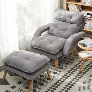 리클라이너 1인 소파 무중력 안락의자 의자 북유럽 패브릭
