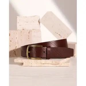 [롯데백화점]닥스 액세서리 [선물포장/쇼핑백동봉] 브라운 통가죽 에딘버러 체크엠보 비조벨트 DBBE6E150