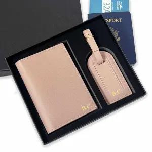 가능한 이름 여권 커버 수하물 태그 세트 홀더 여행 가방 경량 액세서리 탑승