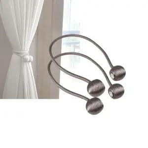마그네틱 커튼타이 2P 자석 커튼 고정 끈 커튼끈 부자재 끈 커튼 마그네틱