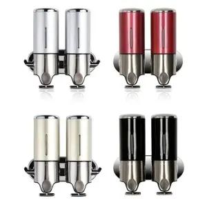 욕실디스펜서 2구 샴푸디스펜서 주방 물비누 디스펜서 통 샤워디스펜서