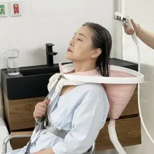 접이식 머리감기 노인 임산부 세발기 머리감기기 샴푸 목욕보조기구