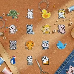 ( )패브릭전용 열부착패치 애니멀A 15개세트 G