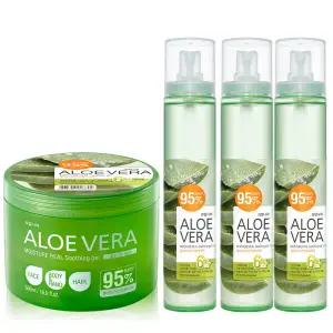 알로에 미스트 125ml 3개+수딩젤 500ml