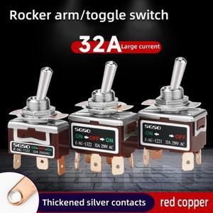 토글 스위치 1021T 용접 직선 다리 로커 레버 1322T13216 피트 3 기어 2 전원 15A32A250V AC