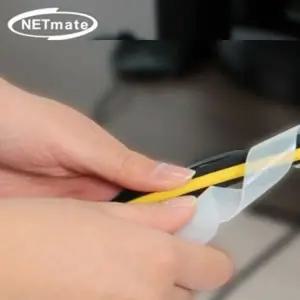 헤리컬밴드 케이블정리 전선정리 정리밴드 10m 화이트