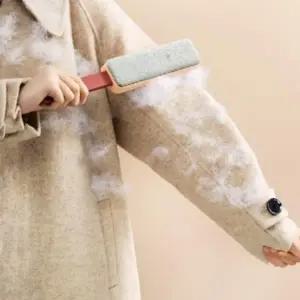 카페트 먼지제거 브러쉬 옷솔 접이식 매직 털 청소