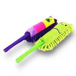 초록 극세사 먼지떨이 먼지떨이개 캐릭터 먼지떨이게