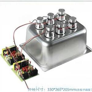 초음파 발진기 기계 바구니 기판 청소 부품 6 5L/40K 유분 가열 목걸이 구강