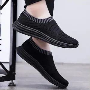 슬립온남성 니트 남성 슬립온 단화 발편한 운동화 끈없는 신발